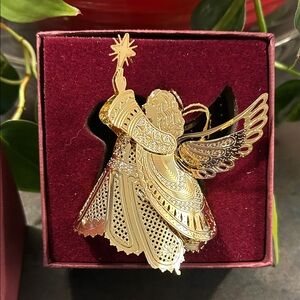 Baldwin Gold Angel Ornament